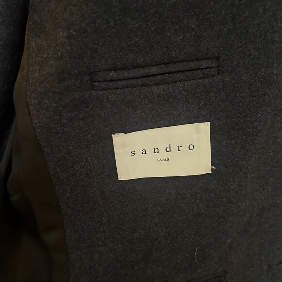 Blazer SANDRO 100% virgin wool - Picture 3 of 4